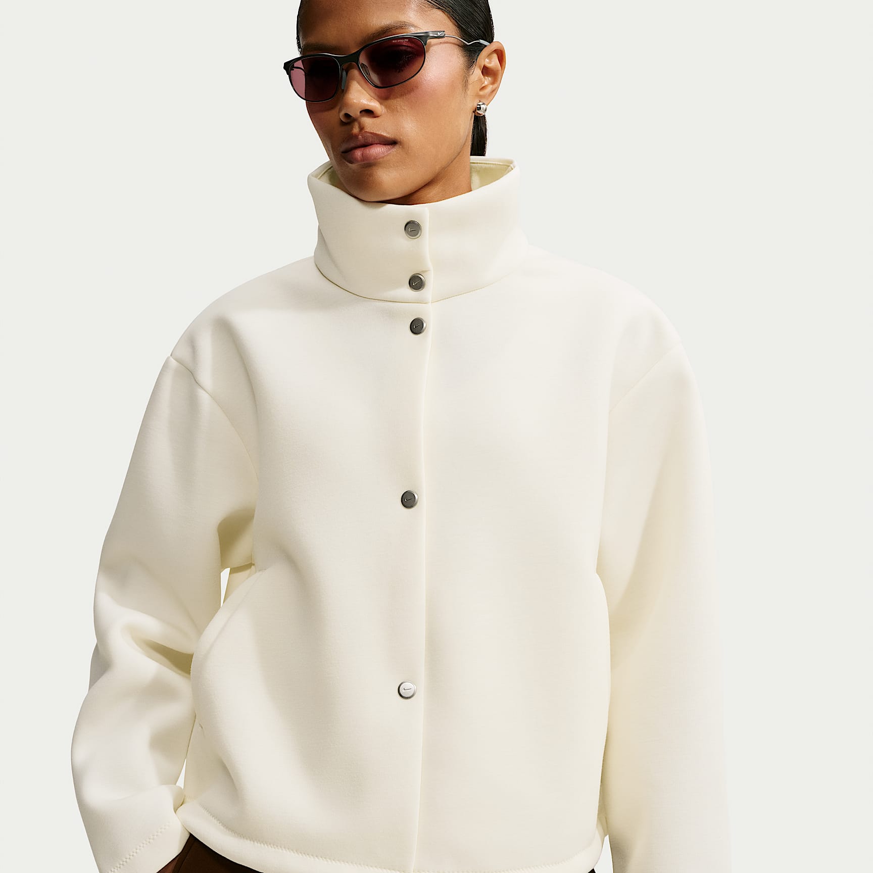 Nike Article Fleece Women's Oversized Jacket. Nike.com